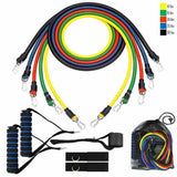 11-piece resistance band elastic pull rope set